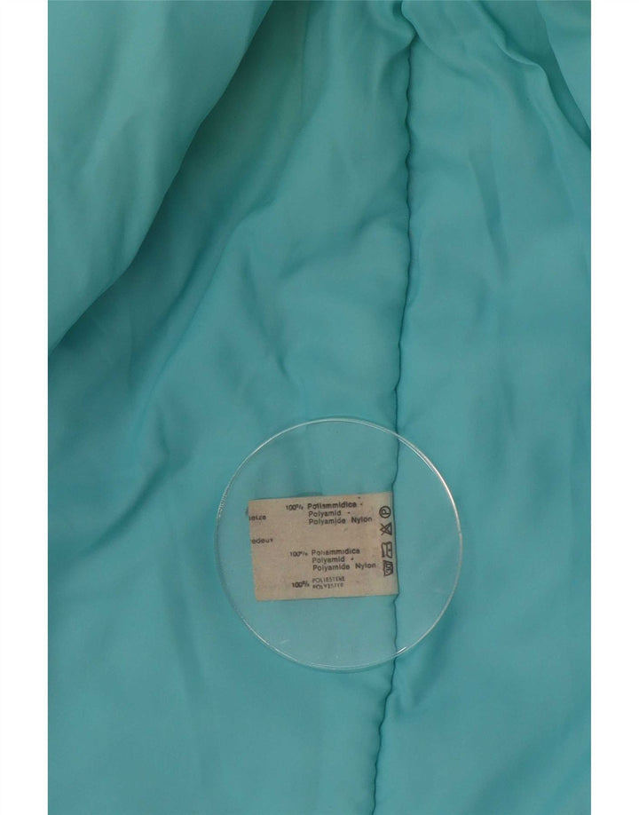 Palton supradimensionat pentru femei Vintage IT 38 XS Poliamidă albastră