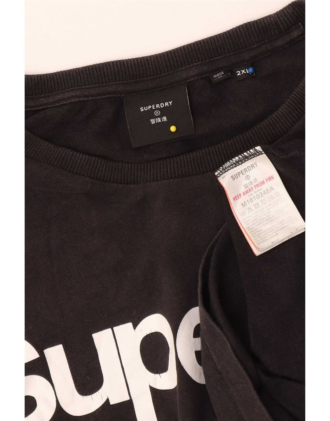 Tricou grafic pentru bărbați Superdry Top 2XL bumbac negru