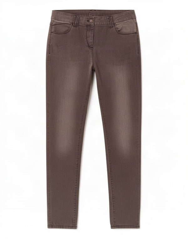 Blugi skinny pentru femei Marks & Spencer UK 14 Medium W34 L30 bumbac gri