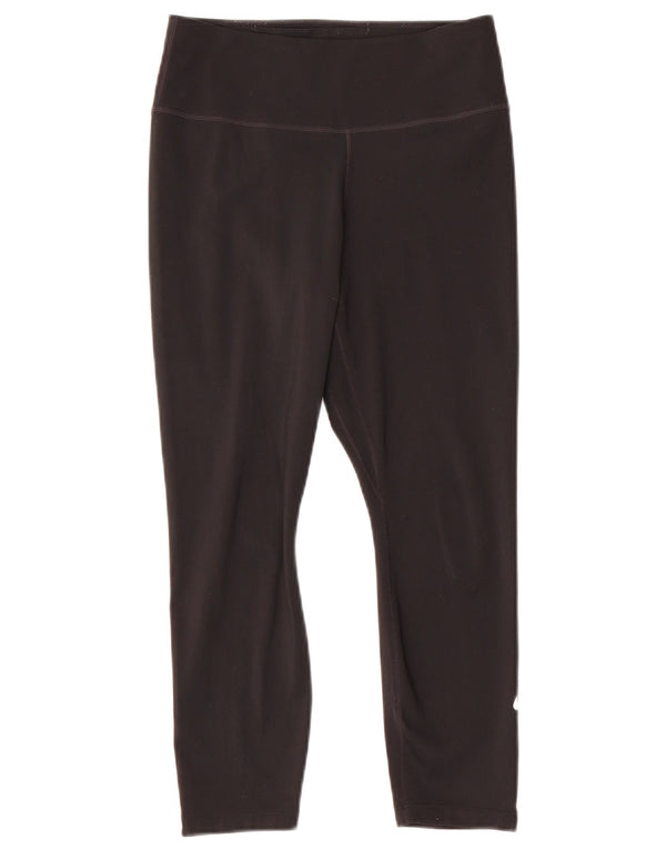 Leggings NIKE Dri Fit Capri pentru femei UK 10 Poliester negru mic