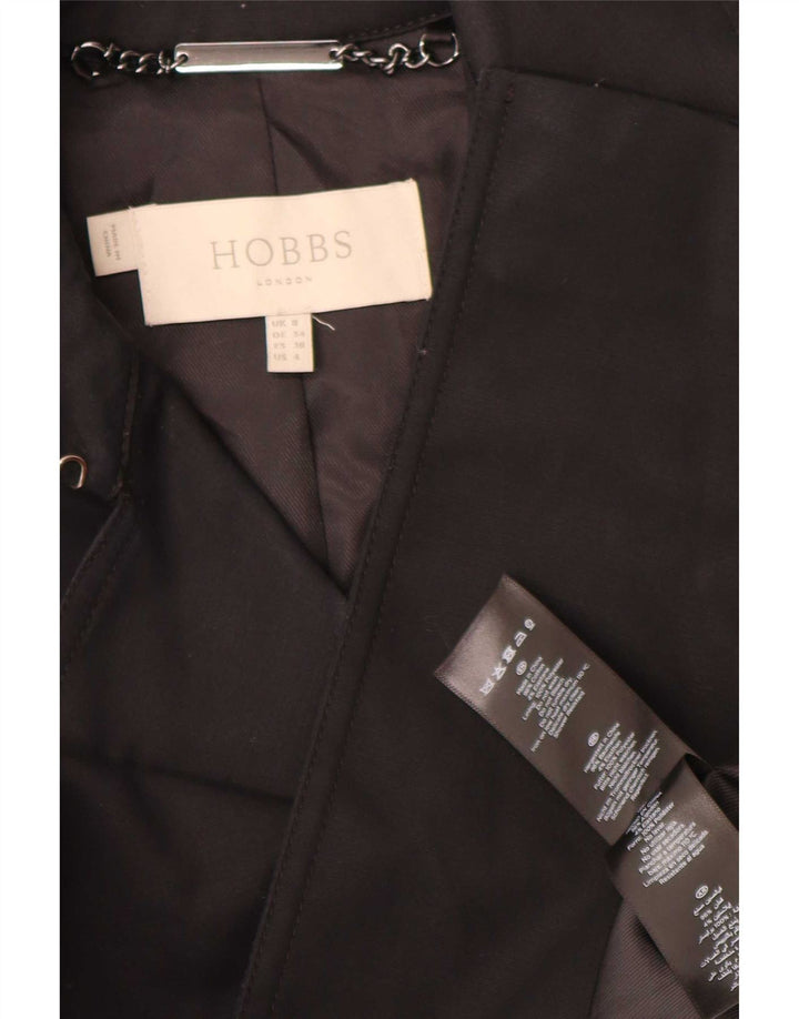 Trench Hobbs pentru femei UK 8 mic bumbac negru