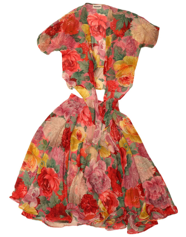 Set Fuste Vintage Femei 2 Piese IT 42 Medium W26 Multicolor Floral