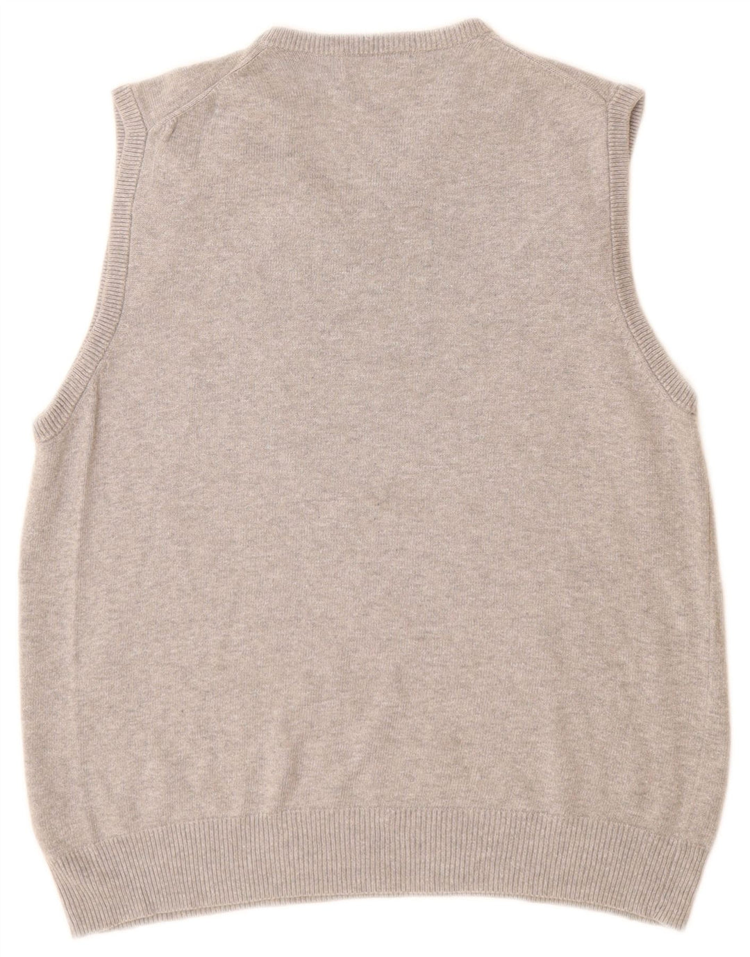Marks & Spencer pentru bărbați Blue Harbour Vest Tank Top, bumbac cu pete, gri mediu