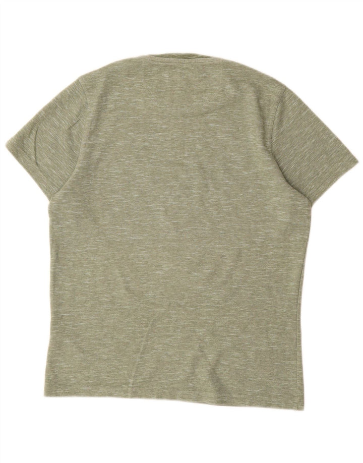 Tricou pentru bărbați Barbour Top mic, verde, bumbac cu pete