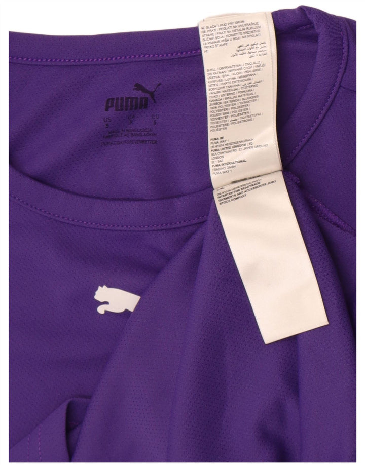 Tricou pentru bărbați Puma Top mic violet din poliester color bloc