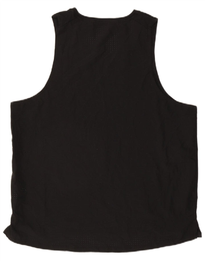 Vesta grafică Nike Dri Fit pentru bărbați, XL, poliester negru