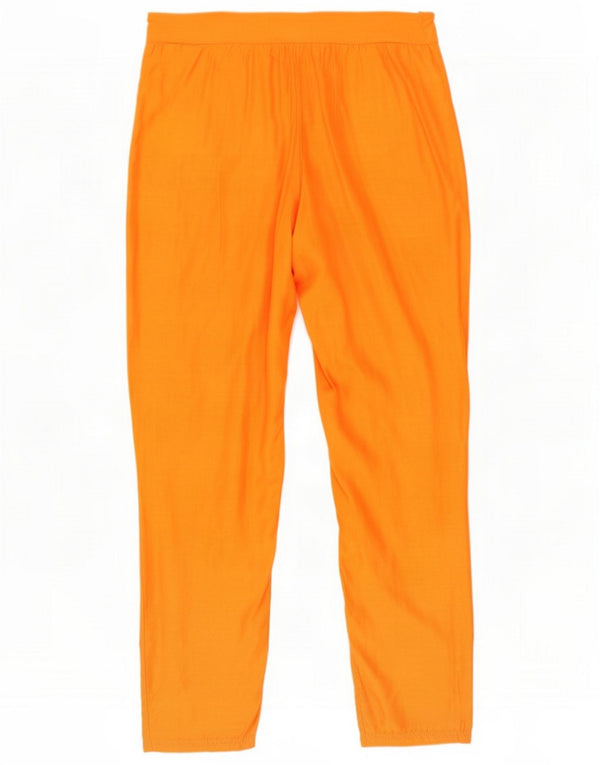 Vintage Pantaloni casual cu talie înaltă pentru femei, mari W30 L26 Orange