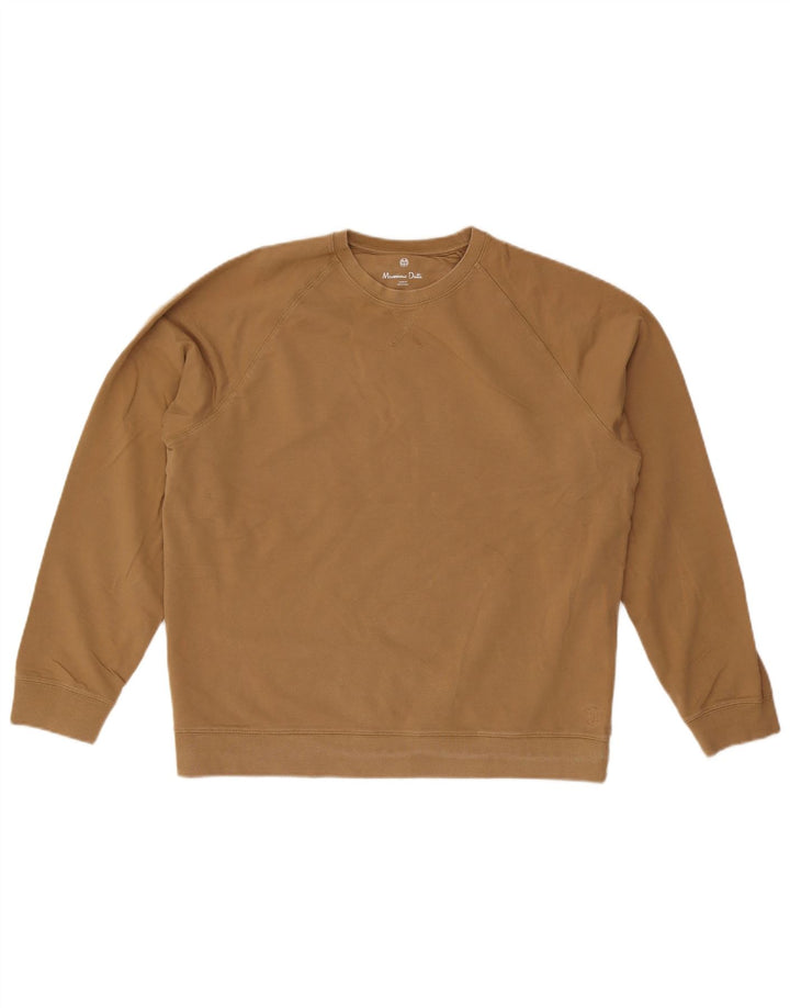 Hanorac pentru bărbați Massimo Dutti Jumper mare, bej, bumbac