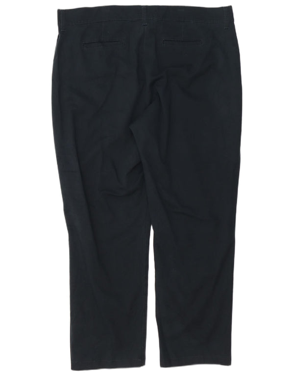 LEE Womens Riders High Waist Casual Trousers US 20 3XL W40 L30 Black