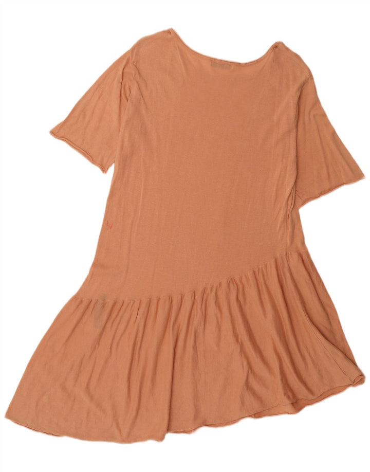 Rochie asimetrică pentru femei Zara UK 14 portocaliu mediu