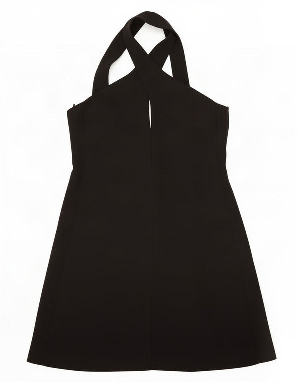 Rochie Zara Femei Halter UK 6 XS Negru Poliester