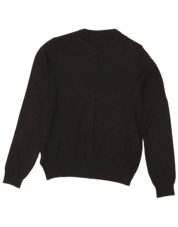 Marks & Spencer Pulover Crop Cardigan pentru Damă UK 14 Mare Negru Viscoză