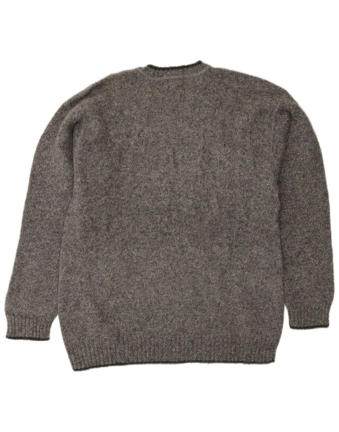 Pulover pentru bărbați Kappa cu decolteu în V, XL, lână gri pete