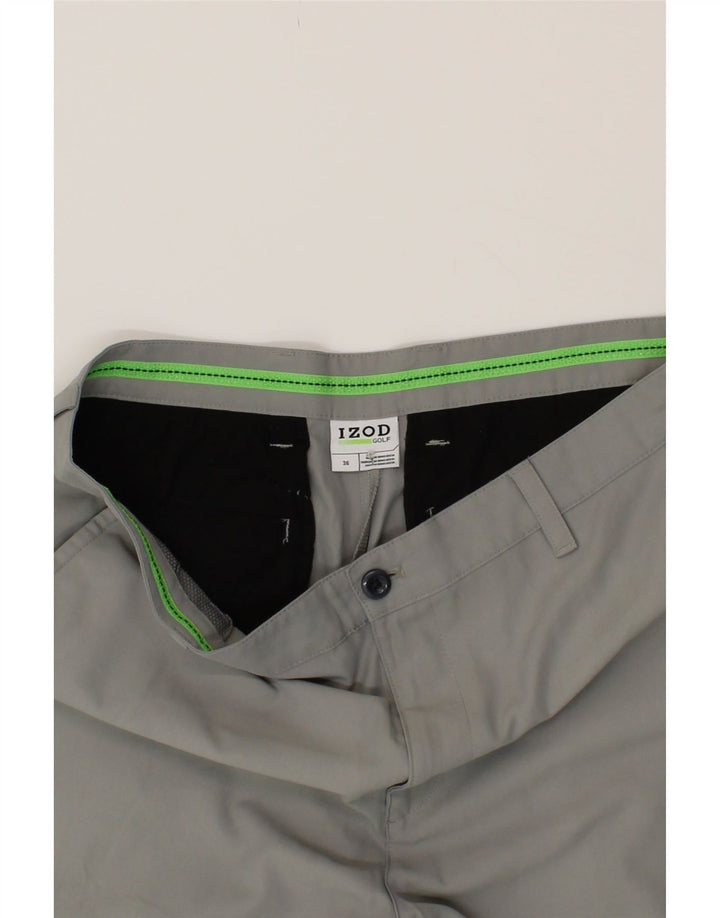 IZOD Mens Chino Shorts W36 Large Grey Polyester Vintage Izod and Second-Hand Izod from Messina Hembry 