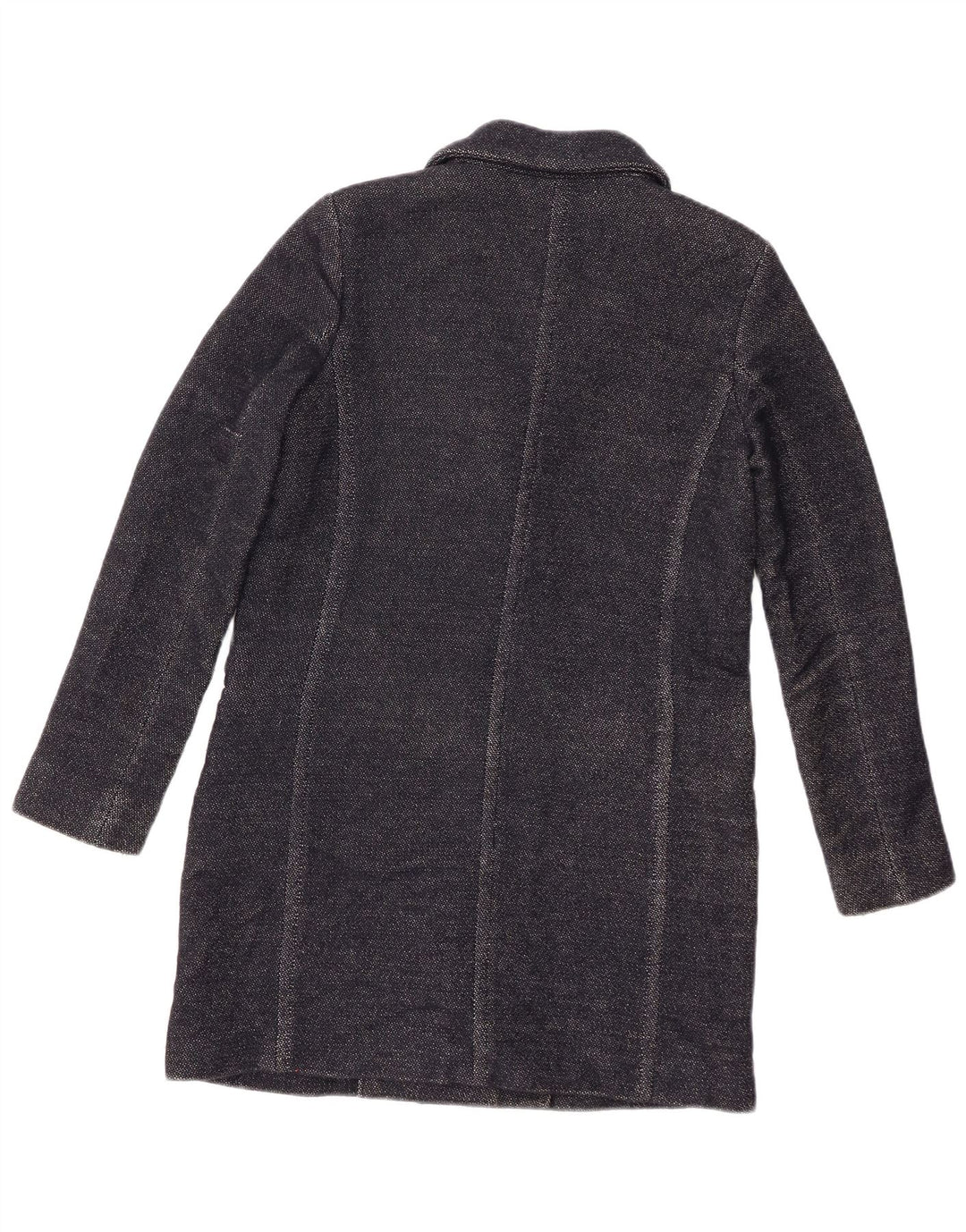 Palton Massimo Dutti Femei EU 36 XS Lână Bleumarin