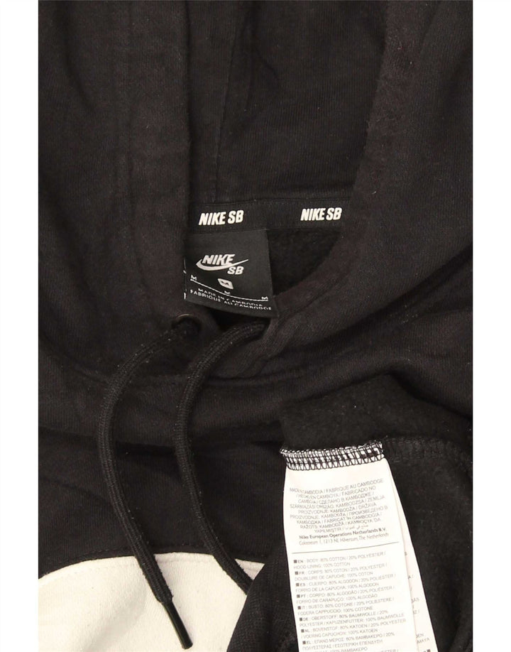 Pulover Nike pentru bărbați, bumbac color bloc negru mediu