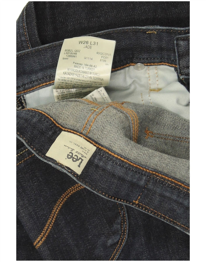 Blugi LEE Jade Slim pentru femei W26 L31 Bumbac bleumarin