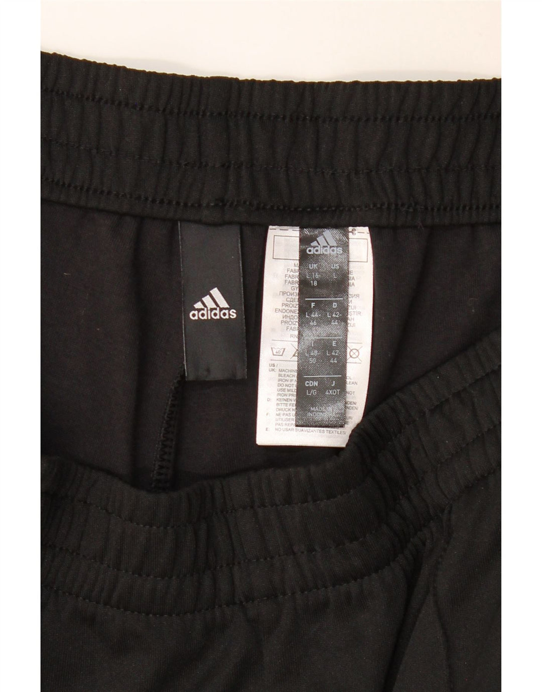 Pantaloni de trening Adidas pentru femei Marea Britanie 16/18 Poliester negru mare