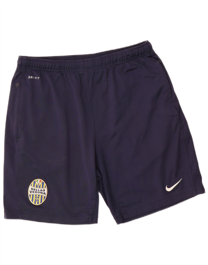 Pantaloni scurți sport Nike HELLAS VERONA pentru bărbați, mari, albastru, poliester