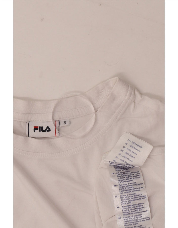 Tricou Bărbați Fila Top Mic Bumbac Alb