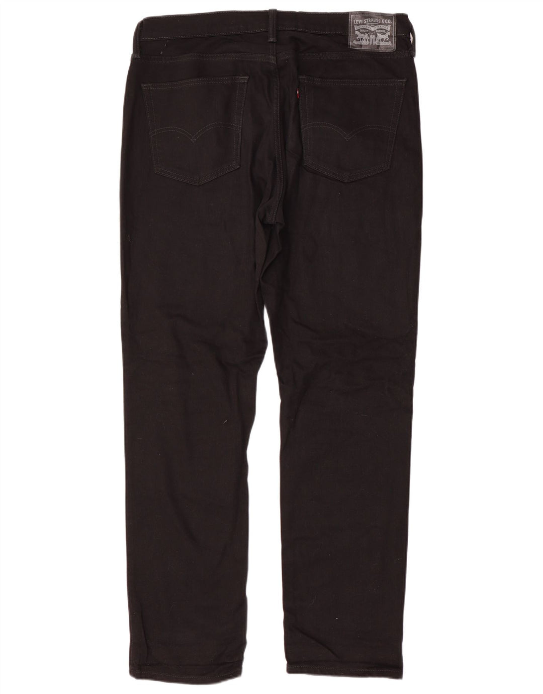 Blugi drepti pentru bărbați LEVI'S W36 L34 bumbac negru