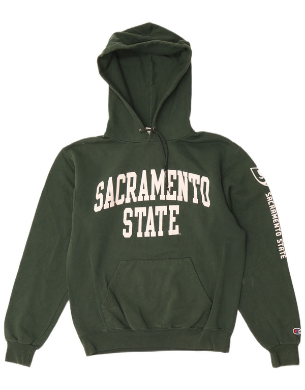 Pulover pentru bărbați Champion Sacramento Graphic Hoodie, verde mic