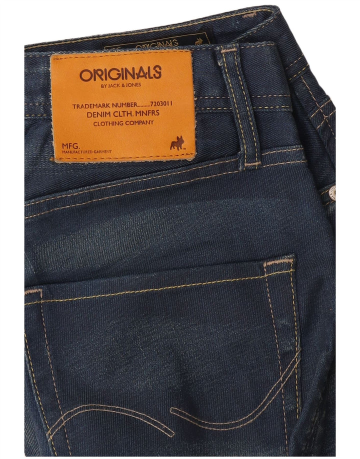 JACK & JONES Blugi slim pentru bărbați W30 L32 Albastru