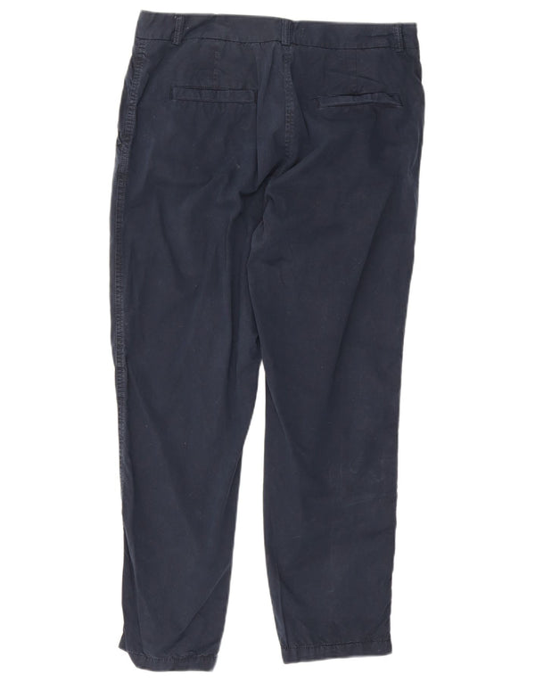 Pantaloni chino subțiri pentru femei Marks & Spencer UK 12 Medium W31 L26 Bleumarin