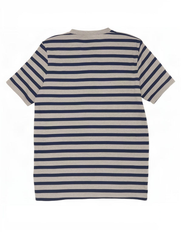 Tricou pentru bărbați Carhartt Top din bumbac cu dungi gri mediu