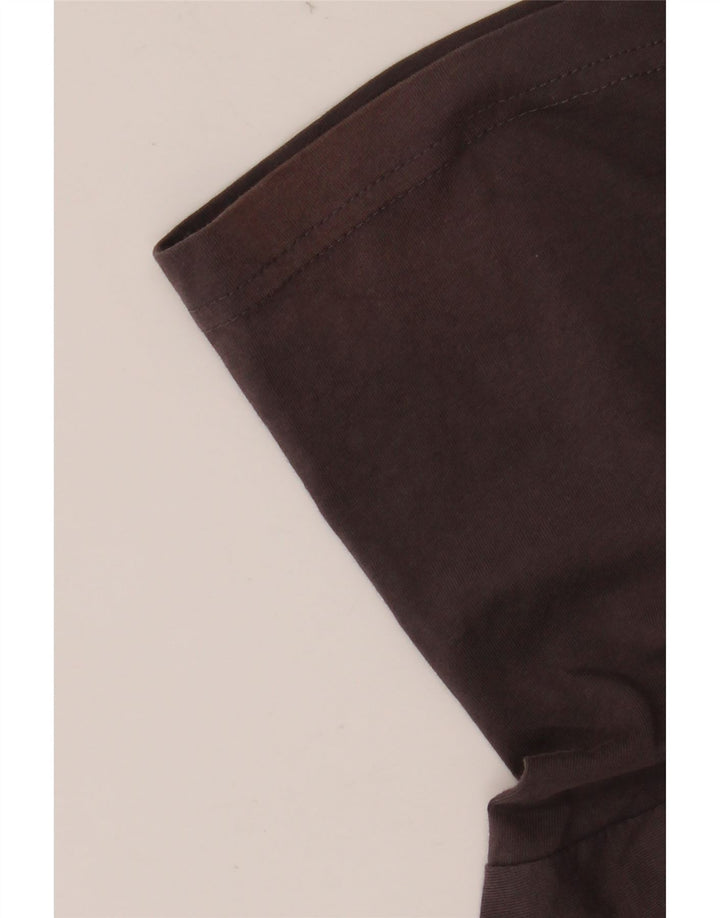 Tricou grafic pentru bărbați KAPPA Top mare din bumbac maro