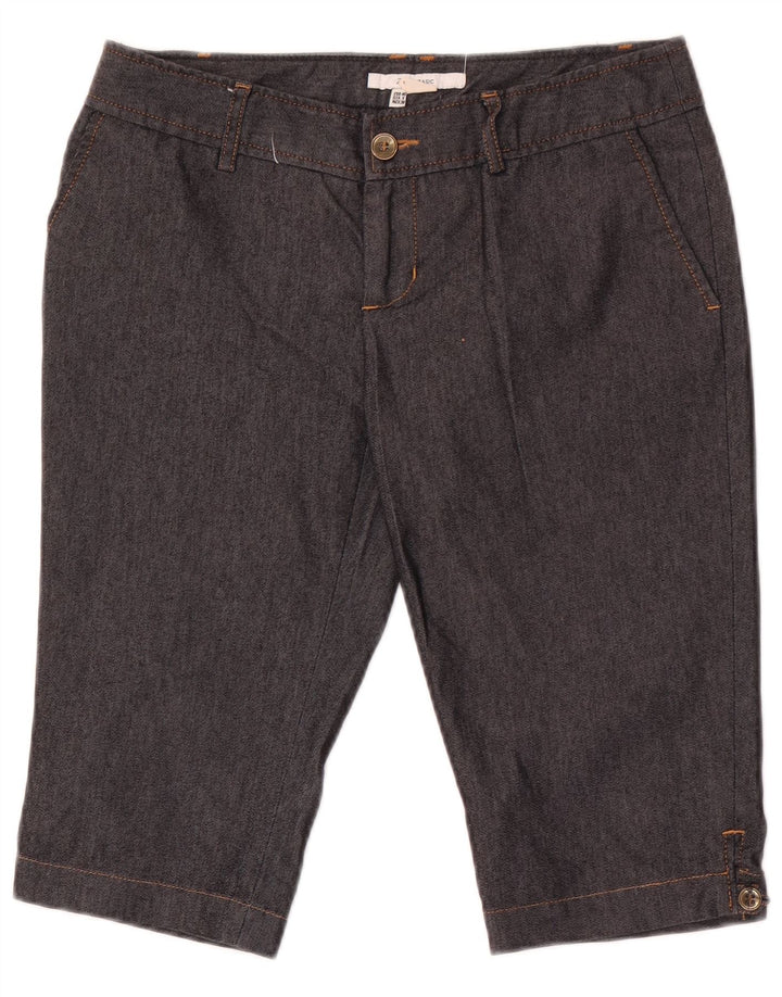 Bermude chino pentru femei Zara EU 40 Medium W30 Bumbac negru