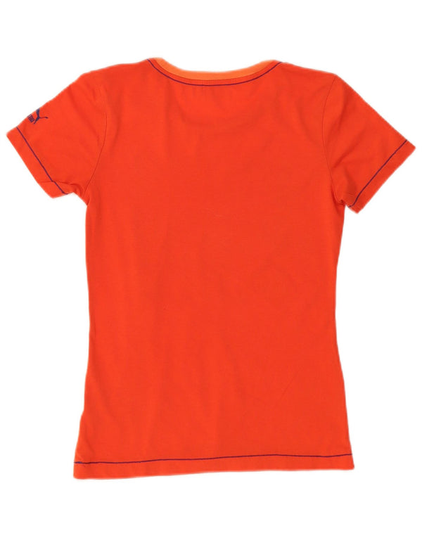 Tricou grafic Puma pentru femei Top UK 10 Small Orange