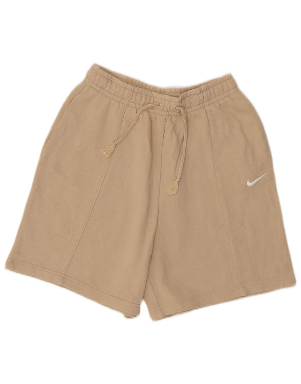 Nike Mens Sport Shorts Small Beige Cotton