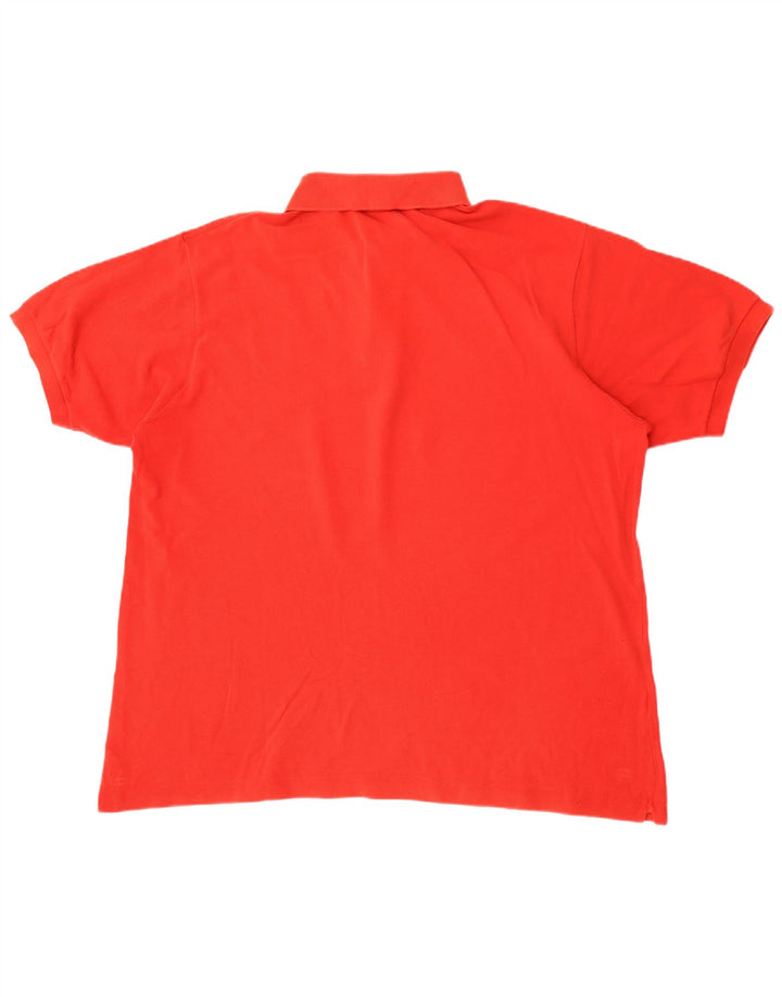 Tricou polo pentru bărbați Lacoste Mărimea 7 2XL Bumbac roșu