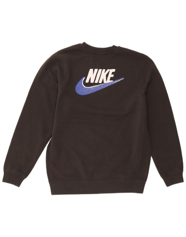 Hanorac grafic pentru bărbați Nike Pulover Medium Negru Poliester