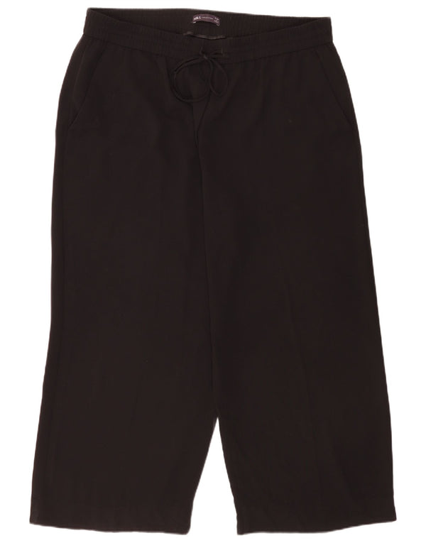 Pantaloni chino pentru femei cu talie înaltă Marks & Spencer UK 20 2XL W38 L26 Negru