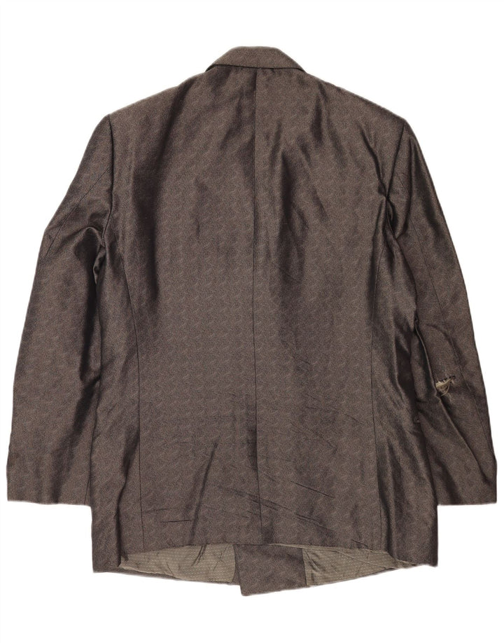 Jachetă Blazer pentru bărbați Pal Zileri IT 50 mare, gri, chevron, mătase