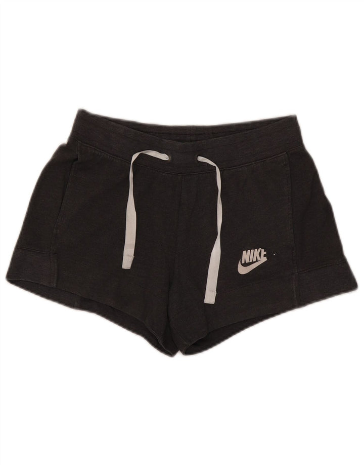 Pantaloni scurti sport Nike pentru femei UK 10 Small Gri Poliester