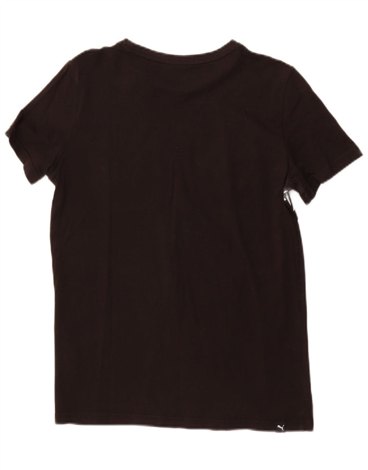 Tricou grafic PUMA pentru băieți Top 13-14 ani bumbac negru