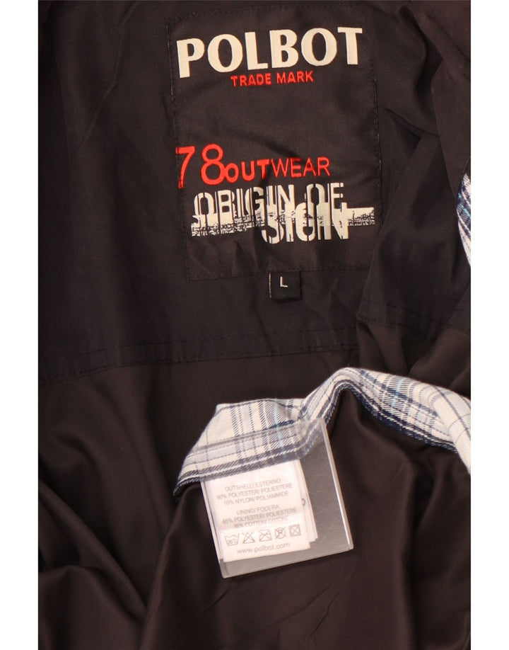 Jachetă POLBOT pentru bărbați, UK 40, mare, negru, poliester