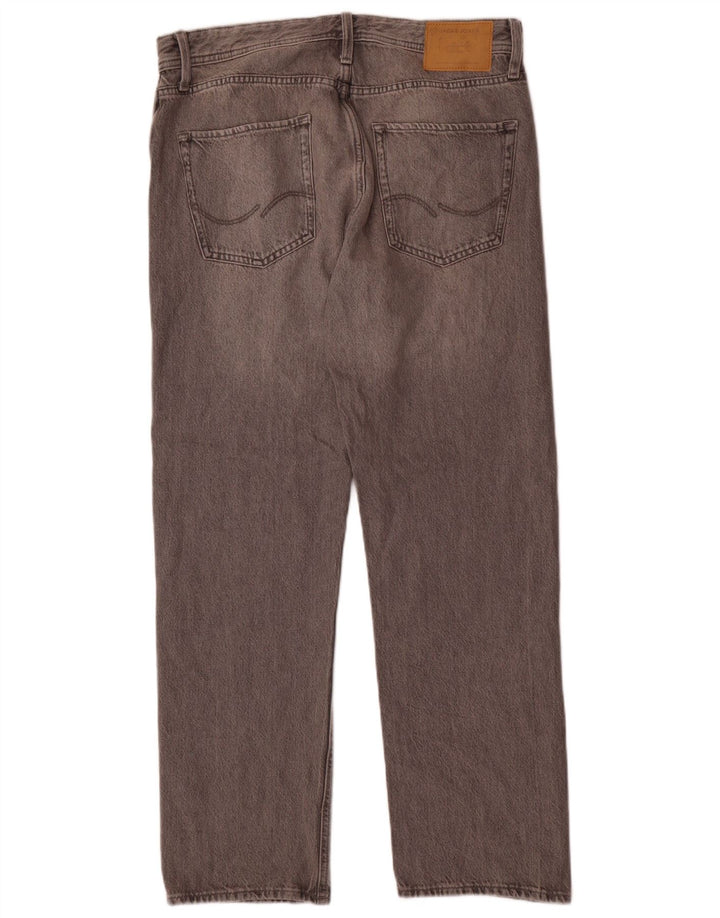 Blugi slim pentru bărbați Jack & Jones W33 L32 bumbac gri