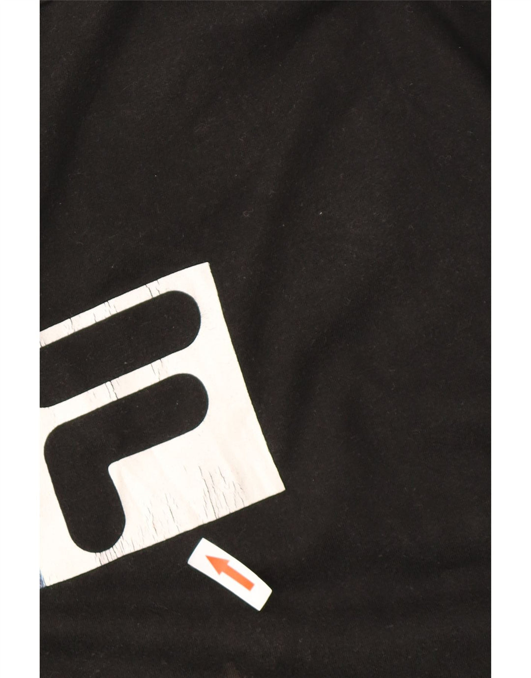 Tricou grafic pentru bărbați FILA Top XL Bumbac negru