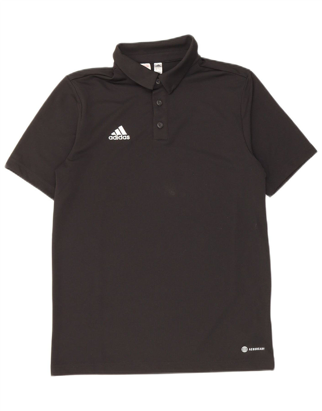 Tricou polo Adidas Aeroready pentru baieti 13-14 ani poliester negru