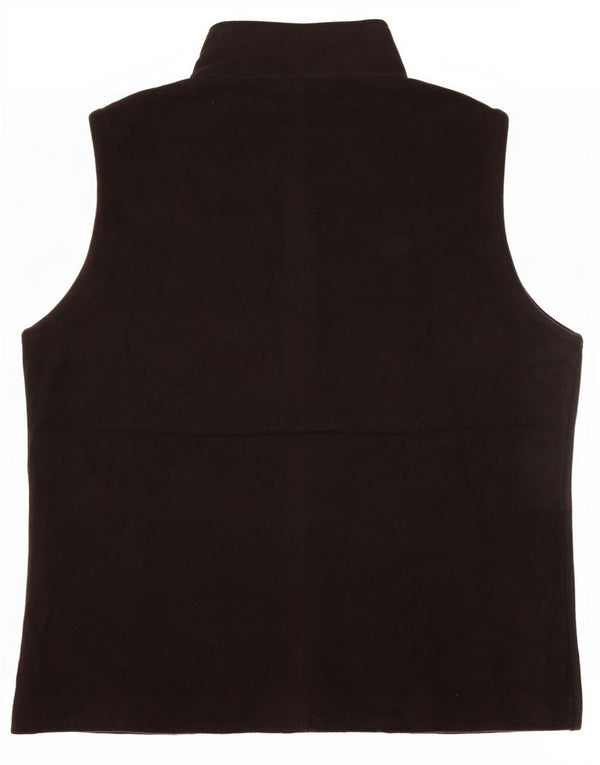 Gilet pentru femei Trigema Fleece UK 14 Medium Black Poliester