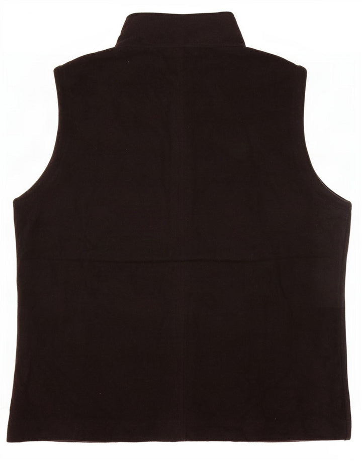 Gilet pentru femei Trigema Fleece UK 14 Medium Black Poliester