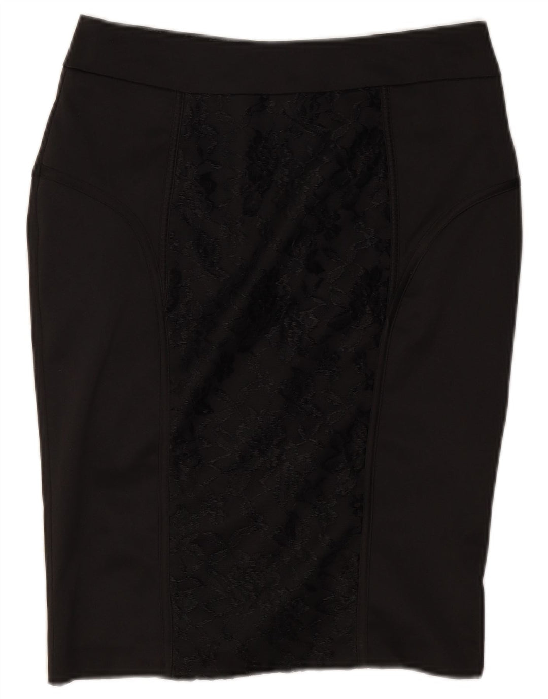 Fusta creion pentru femei Dunnes UK 8 Small W26 Poliester floral negru