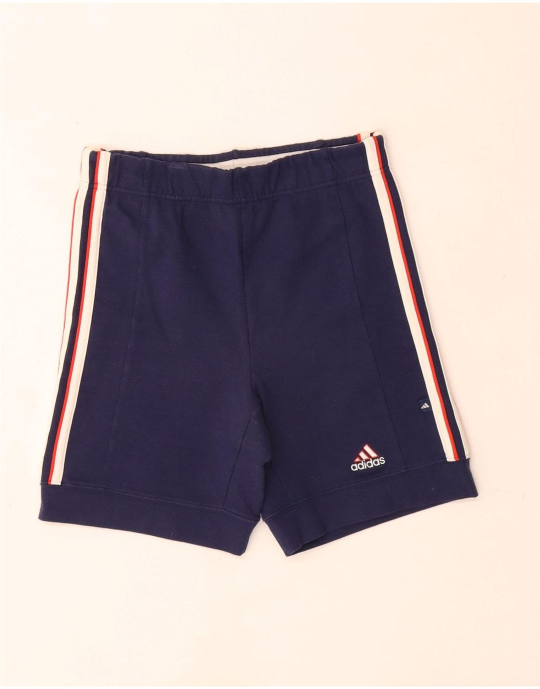 Pantaloni scurți sport Adidas pentru femei UK 12 Medium Bleumarin Bumbac