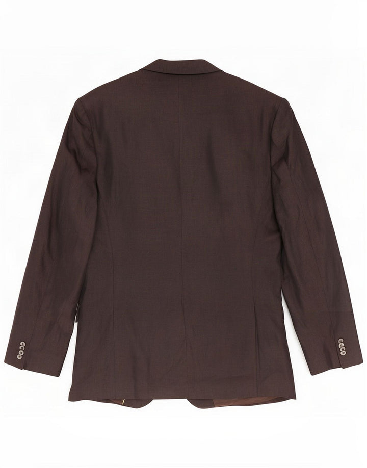 Blazer Massimo Dutti pentru bărbați, cu 3 nasturi, EU 56 XL, in maro