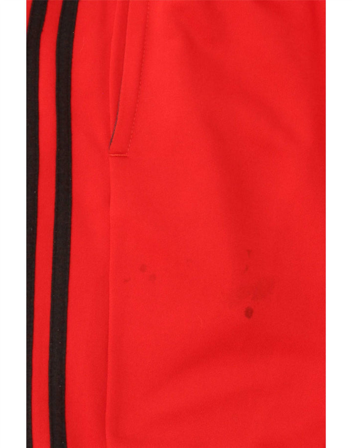 Pantaloni de trening Adidas pentru bărbați Marea Britanie 44/46 Poliester roșu mare