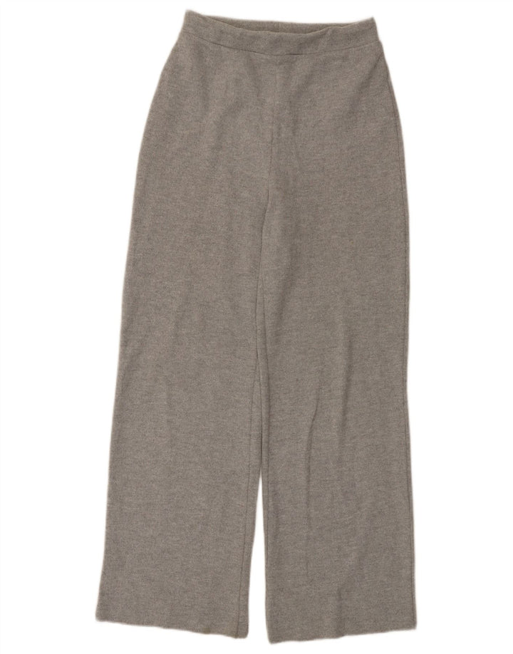 Pantaloni de trening Zara pentru femei UK 8 Mici, gri poliester cu pete